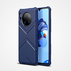 Custodia Silicone Ultra Sottile Morbida 360 Gradi Cover S02 per Huawei Mate 30 Blu