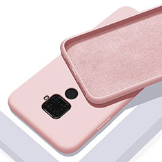 Custodia Silicone Ultra Sottile Morbida 360 Gradi Cover S02 per Huawei Mate 30 Lite Rosa
