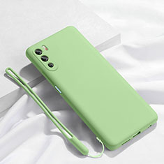 Custodia Silicone Ultra Sottile Morbida 360 Gradi Cover S02 per Huawei Mate 40 Lite 5G Verde Pastello