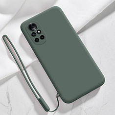 Custodia Silicone Ultra Sottile Morbida 360 Gradi Cover S02 per Huawei Nova 8 5G Verde Notte