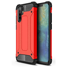 Custodia Silicone Ultra Sottile Morbida 360 Gradi Cover S02 per Huawei P30 Pro New Edition Rosso