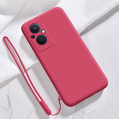 Custodia Silicone Ultra Sottile Morbida 360 Gradi Cover S02 per OnePlus Nord N20 5G Rosso