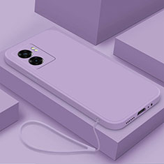 Custodia Silicone Ultra Sottile Morbida 360 Gradi Cover S02 per OnePlus Nord N300 5G Lavanda