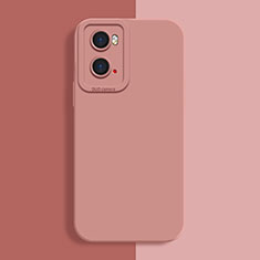 Custodia Silicone Ultra Sottile Morbida 360 Gradi Cover S02 per Oppo A76 Rosa