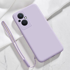 Custodia Silicone Ultra Sottile Morbida 360 Gradi Cover S02 per Oppo A96 5G Lavanda