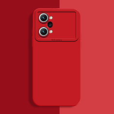 Custodia Silicone Ultra Sottile Morbida 360 Gradi Cover S02 per Oppo K10 Pro 5G Rosso