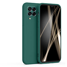 Custodia Silicone Ultra Sottile Morbida 360 Gradi Cover S02 per Samsung Galaxy A42 5G Verde Notte