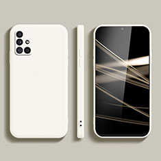Custodia Silicone Ultra Sottile Morbida 360 Gradi Cover S02 per Samsung Galaxy A51 4G Bianco
