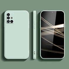 Custodia Silicone Ultra Sottile Morbida 360 Gradi Cover S02 per Samsung Galaxy A51 4G Verde Pastello