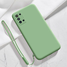 Custodia Silicone Ultra Sottile Morbida 360 Gradi Cover S02 per Samsung Galaxy F52 5G Verde Pastello