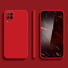 Custodia Silicone Ultra Sottile Morbida 360 Gradi Cover S02 per Samsung Galaxy M12 Rosso