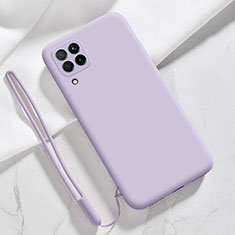 Custodia Silicone Ultra Sottile Morbida 360 Gradi Cover S02 per Samsung Galaxy M32 4G Lavanda