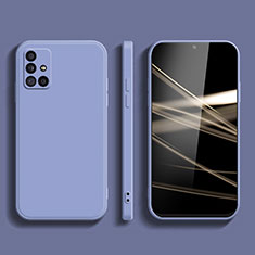 Custodia Silicone Ultra Sottile Morbida 360 Gradi Cover S02 per Samsung Galaxy M40S Grigio Lavanda