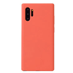 Custodia Silicone Ultra Sottile Morbida 360 Gradi Cover S02 per Samsung Galaxy Note 10 Plus 5G Arancione