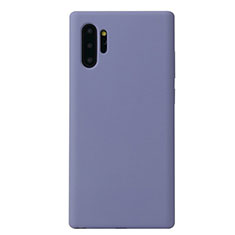 Custodia Silicone Ultra Sottile Morbida 360 Gradi Cover S02 per Samsung Galaxy Note 10 Plus 5G Blu
