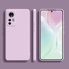 Custodia Silicone Ultra Sottile Morbida 360 Gradi Cover S02 per Xiaomi Mi 12S Pro 5G Lavanda