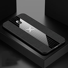Custodia Silicone Ultra Sottile Morbida 360 Gradi Cover S02 per Xiaomi Redmi 8A Nero