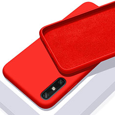 Custodia Silicone Ultra Sottile Morbida 360 Gradi Cover S03 per Huawei Enjoy 10e Rosso