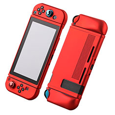 Custodia Silicone Ultra Sottile Morbida 360 Gradi Cover S03 per Nintendo Switch Rosso