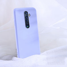 Custodia Silicone Ultra Sottile Morbida 360 Gradi Cover S03 per Oppo Reno2 Viola