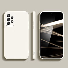 Custodia Silicone Ultra Sottile Morbida 360 Gradi Cover S03 per Samsung Galaxy A33 5G Bianco