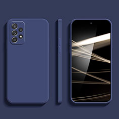Custodia Silicone Ultra Sottile Morbida 360 Gradi Cover S03 per Samsung Galaxy A33 5G Blu