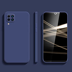 Custodia Silicone Ultra Sottile Morbida 360 Gradi Cover S03 per Samsung Galaxy A42 5G Blu