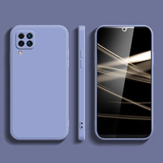 Custodia Silicone Ultra Sottile Morbida 360 Gradi Cover S03 per Samsung Galaxy M42 5G Grigio Lavanda