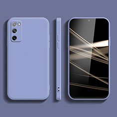 Custodia Silicone Ultra Sottile Morbida 360 Gradi Cover S03 per Samsung Galaxy S20 FE (2022) 5G Grigio Lavanda