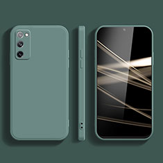 Custodia Silicone Ultra Sottile Morbida 360 Gradi Cover S03 per Samsung Galaxy S20 FE 4G Verde Notte