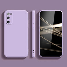 Custodia Silicone Ultra Sottile Morbida 360 Gradi Cover S03 per Samsung Galaxy S20 Lite 5G Lavanda