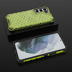 Custodia Silicone Ultra Sottile Morbida 360 Gradi Cover S03 per Samsung Galaxy S21 FE 5G Verde