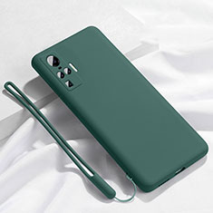 Custodia Silicone Ultra Sottile Morbida 360 Gradi Cover S03 per Vivo X51 5G Verde