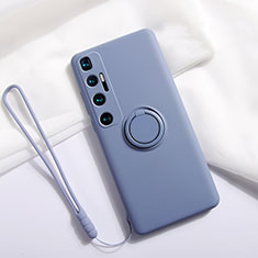 Custodia Silicone Ultra Sottile Morbida 360 Gradi Cover S03 per Xiaomi Mi 10 Ultra Grigio Lavanda