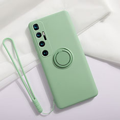 Custodia Silicone Ultra Sottile Morbida 360 Gradi Cover S03 per Xiaomi Mi 10 Ultra Verde Pastello