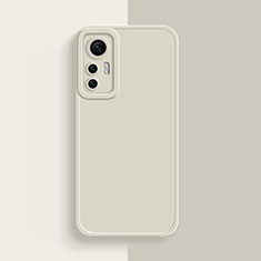 Custodia Silicone Ultra Sottile Morbida 360 Gradi Cover S03 per Xiaomi Mi 12 5G Bianco