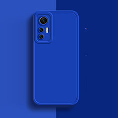 Custodia Silicone Ultra Sottile Morbida 360 Gradi Cover S03 per Xiaomi Mi 12 5G Blu