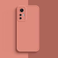 Custodia Silicone Ultra Sottile Morbida 360 Gradi Cover S03 per Xiaomi Mi 12 5G Rosa