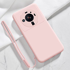 Custodia Silicone Ultra Sottile Morbida 360 Gradi Cover S03 per Xiaomi Mi 12S Ultra 5G Rosa