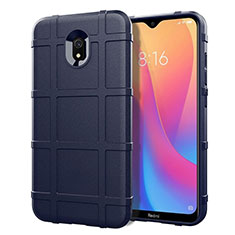 Custodia Silicone Ultra Sottile Morbida 360 Gradi Cover S03 per Xiaomi Redmi 8A Blu