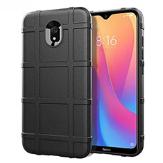 Custodia Silicone Ultra Sottile Morbida 360 Gradi Cover S03 per Xiaomi Redmi 8A Nero