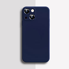 Custodia Silicone Ultra Sottile Morbida 360 Gradi Cover S04 per Apple iPhone 13 Blu