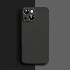 Custodia Silicone Ultra Sottile Morbida 360 Gradi Cover S04 per Apple iPhone 13 Mini Nero