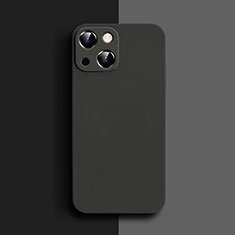 Custodia Silicone Ultra Sottile Morbida 360 Gradi Cover S04 per Apple iPhone 13 Nero