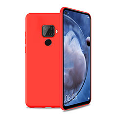 Custodia Silicone Ultra Sottile Morbida 360 Gradi Cover S04 per Huawei Mate 30 Lite Rosso