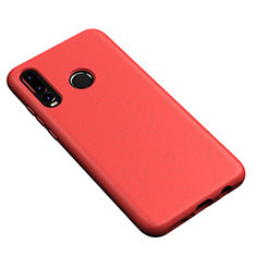Custodia Silicone Ultra Sottile Morbida 360 Gradi Cover S04 per Huawei P30 Lite New Edition Rosso