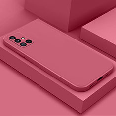 Custodia Silicone Ultra Sottile Morbida 360 Gradi Cover S04 per Samsung Galaxy A51 5G Rosa Caldo