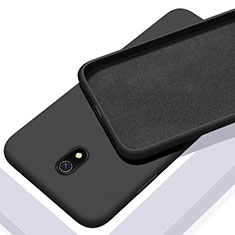 Custodia Silicone Ultra Sottile Morbida 360 Gradi Cover S04 per Xiaomi Redmi 8A Nero