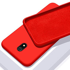 Custodia Silicone Ultra Sottile Morbida 360 Gradi Cover S04 per Xiaomi Redmi 8A Rosso