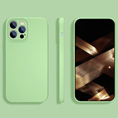 Custodia Silicone Ultra Sottile Morbida 360 Gradi Cover S05 per Apple iPhone 14 Pro Verde